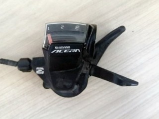 Переключатель передний Shimano Altus 3ск + манетка Shimano Acera